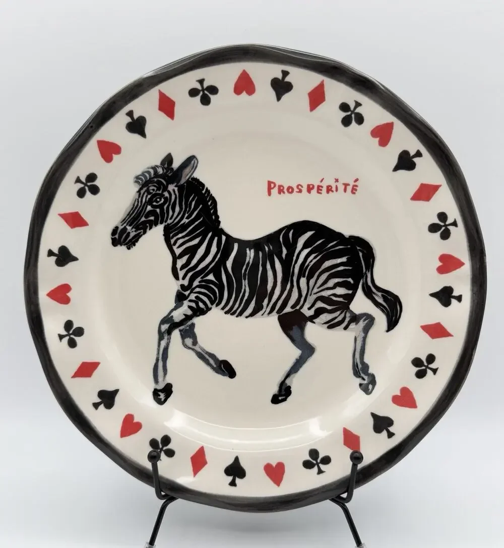 Anthropologie Nathalie Lete 10” Dinner Plate 